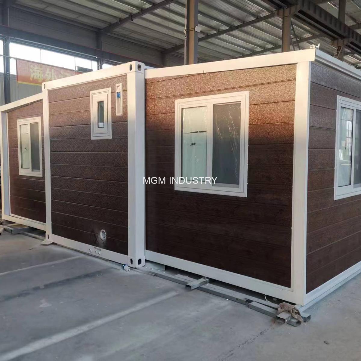 Expandable container house supplied by MGM